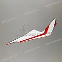 TZR50 zijkap TZR embleem, linkerkant
