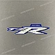 Yamaha TZR50 Naklejka na przednią owiewkę OEM 5WXF1788A000