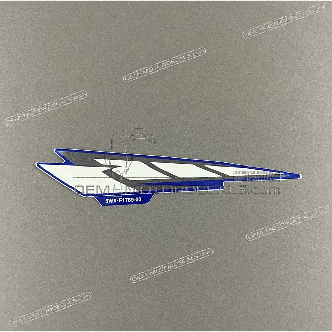 Yamaha TZR Right Side Fairing Graphic Right Side OEM 5WXF17890000