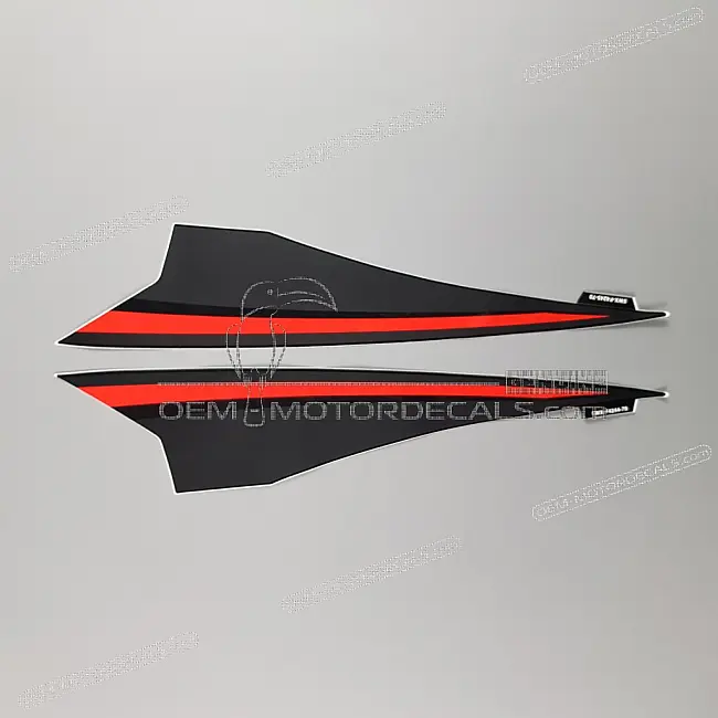 Autentico set di adesivi per carenatura Yamaha TZR50 OEM 5WXF42407000 Decalcomania in vinile di grado fabbrica per un montaggio preciso