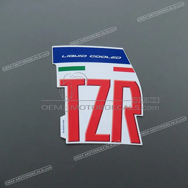 Adesivo Fiat Yamaha carenatura superiore destra lato destro Yamaha TZR50 OEM 5WX-F832B-S0-00