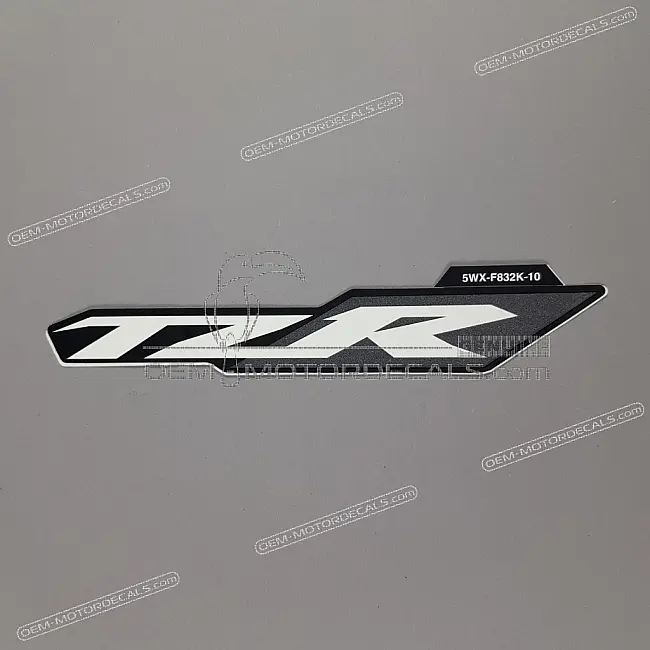 Yamaha TZR50 Left Side Fairing TZR Graphic Stripe Left Side OEM 5WX-F832K-10