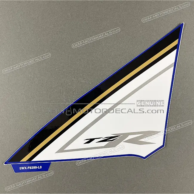 Yamaha TZR50 Carenatura Destra Adesivo Yamaha Superiore OEM 5WXF8393R000