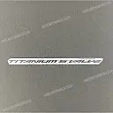 Tail cowl decal
