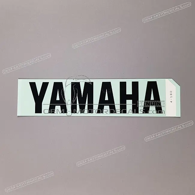 Yamaha XJ6F Diversion Carena Inferiore YAMAHA Logo Testo Emblema OEM 992440018000 Adesivo di Fabbrica