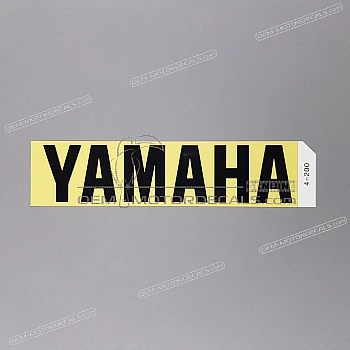 Frame cowling decal