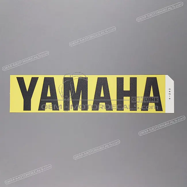 Yamaha YZF-R6 Emblema Puntale YAMAHA Lato Sinistro OEM 99247-00240-00
