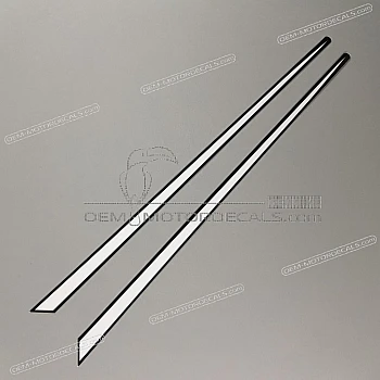 Adesivi posteriore coda carena, set