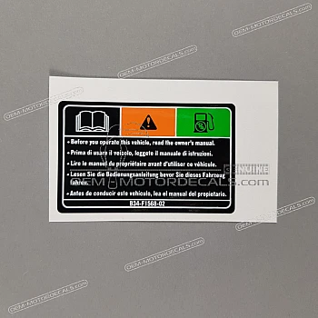 Voorzichtigheid label