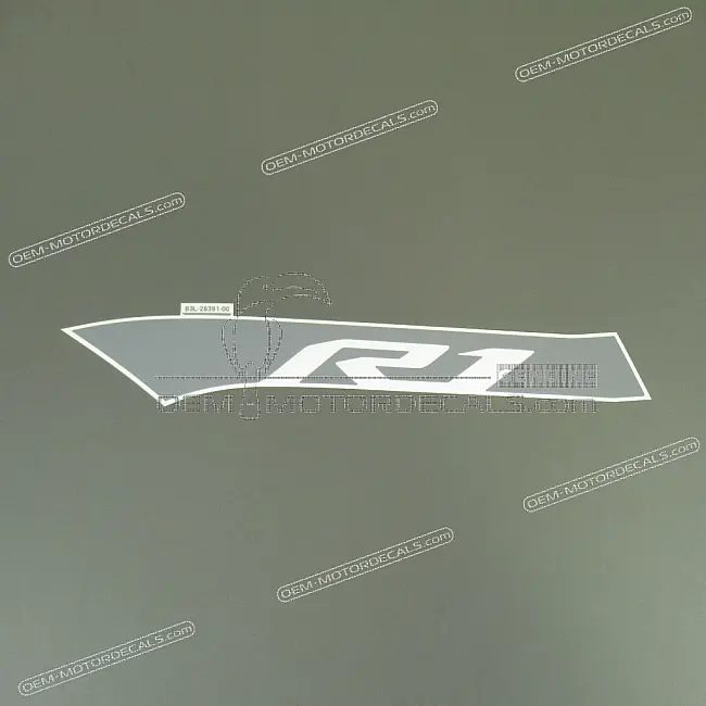 Yamaha YZF-R1 Adesivo Carenatura Laterale Sinistra OEM B3L-28391-00-00