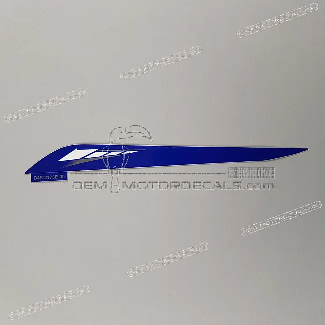Yamaha YZF-R1 Naklejka na owiewkę boczną lewa strona OEM B4S2173E0000