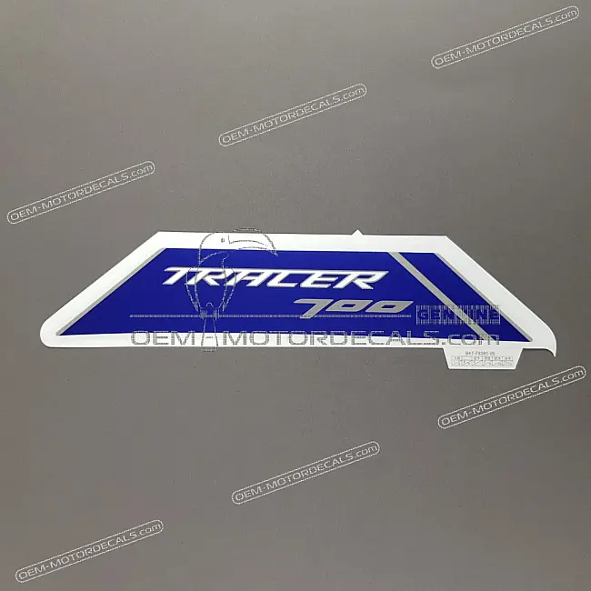 Yamaha TRACER 700 Adesivo carenatura sinistra Lato Sinistro OEM B4TF83910000