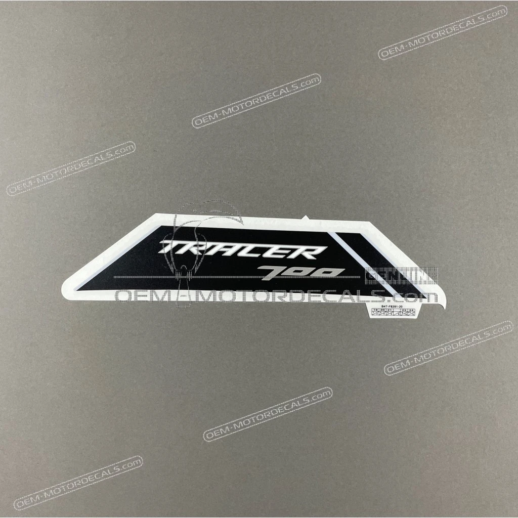 Yamaha Tracer 700 Adesivo Carenatura Sinistra Lato Sinistro Originale OEM B4TF83912000