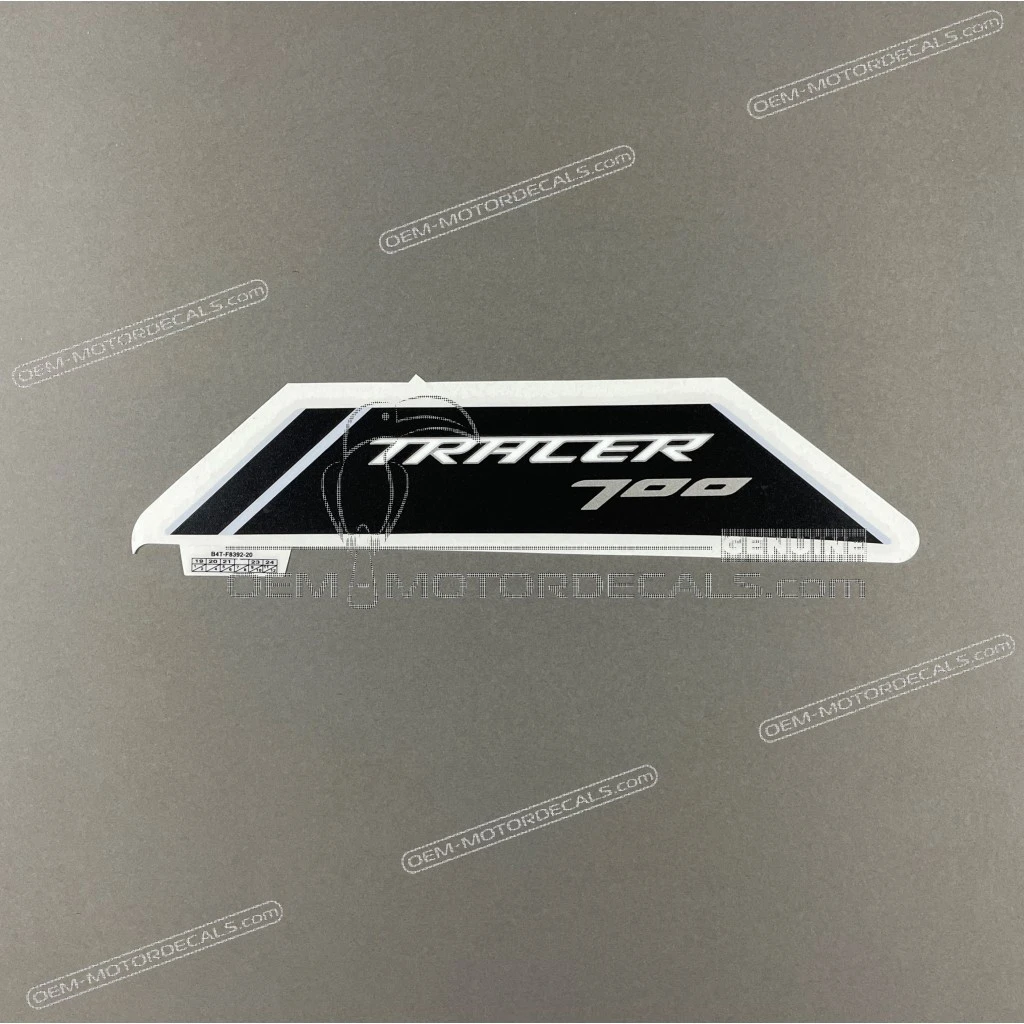 Yamaha TRACER 700 Adesivo carenatura lato destro OEM B4TF83922000