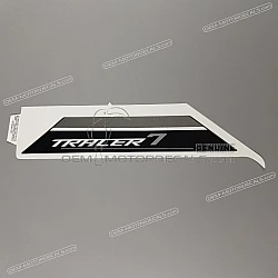 Side cowling decal, left side