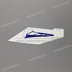 Front cowling decal, left side