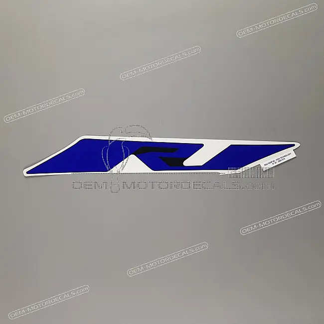Autocollant de carénage droit Yamaha YZF-R125 OEM B5GF839F0000 Pièce vinyle adhésive d'origine