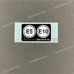 Caution label, Unleaded fuel