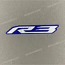 Front cowling decal, right side
