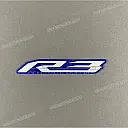 Front cowling decal, right side