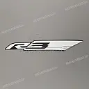 Side cowling decal, right side