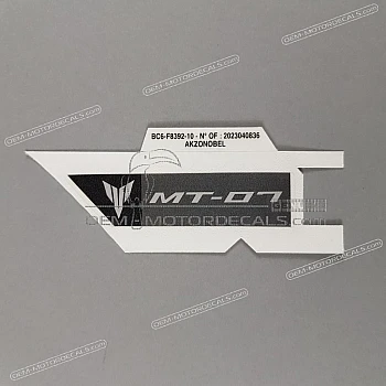 Adesivo pannello laterale, lato destro