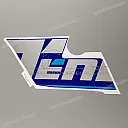 Side cowling decal, left side