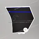 Side cowling decal, left side