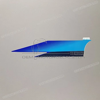Side cowling decal, right side