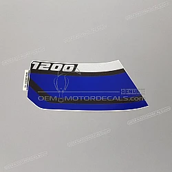 Front cowling decal, left side