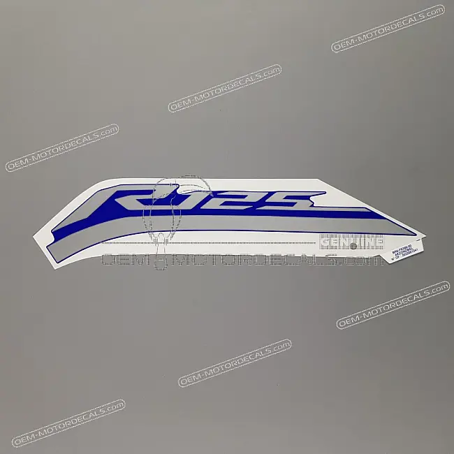 Yamaha YZF-R125 Adesivo carenatura lato sinistro Grafica 5 Lato Sinistro OEM BR6F83980000