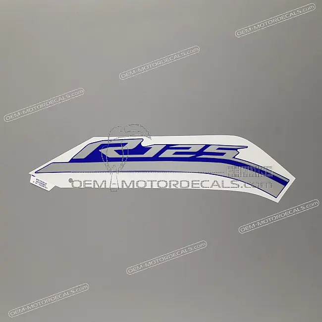 Yamaha YZF-R125 Adesivo Carenatura Destra Lato Destro OEM BR6F83990000