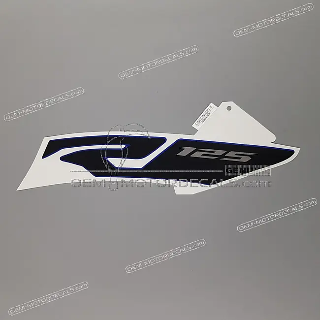 Yamaha YZF-R125 Pegatina Carenado Lateral Izquierdo OEM BR6F839F0000