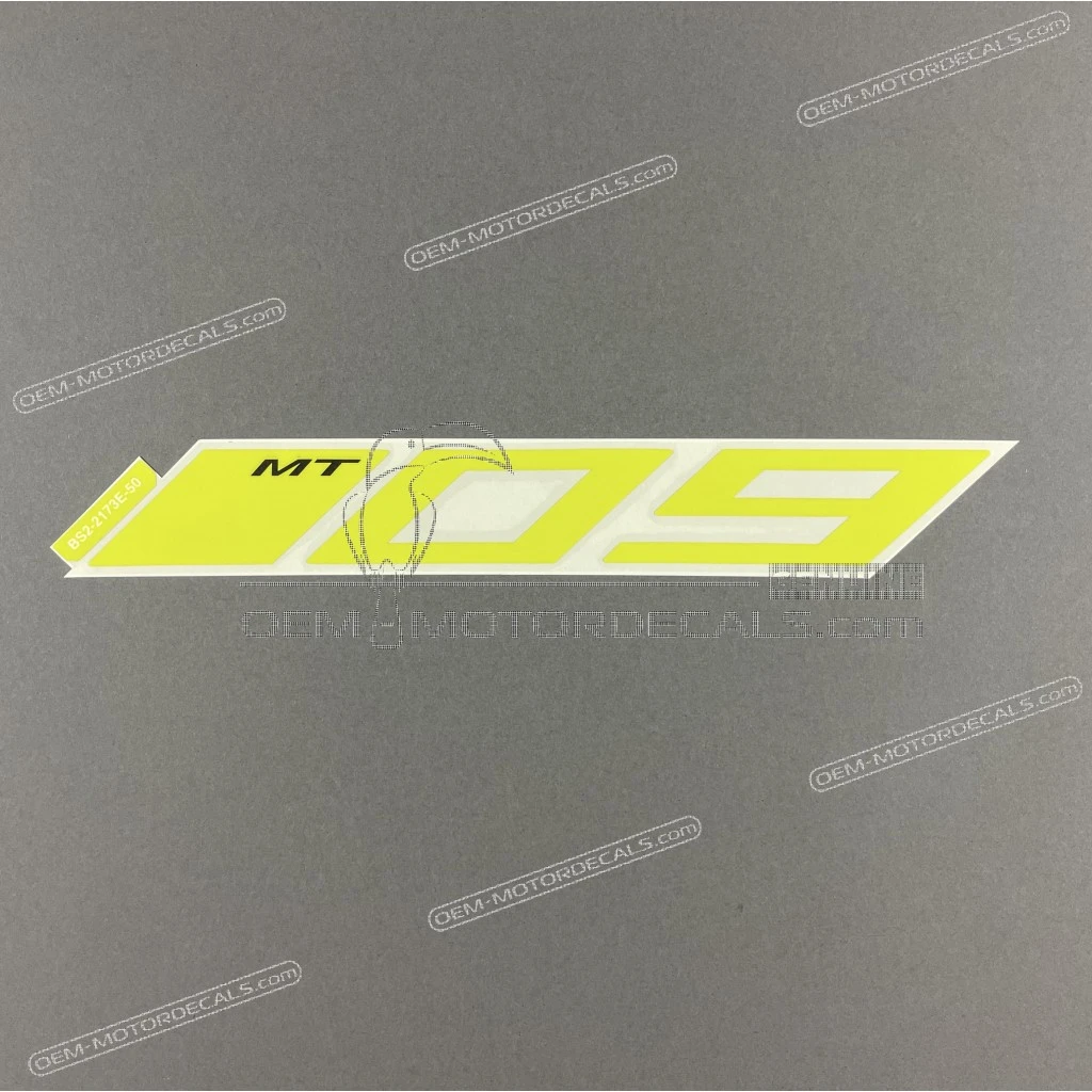 Pegatina Original Yamaha MT-09 Tapa Lateral Lado Izquierdo OEM Fábrica BS22173E5000