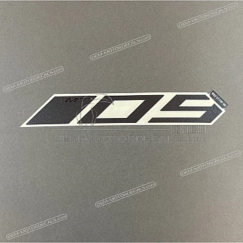 Side cowling decal, right side