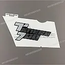 Side cowling decal, left side