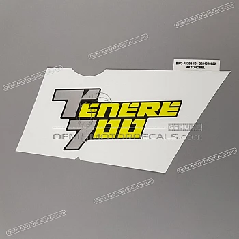 Zijpaneel sticker, rechterkant