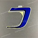 Zijpaneel sticker, rechterkant