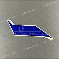 YAMAHA Bovenkuip sticker, rechterkant DE6-2839F-00-00