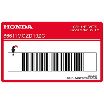 Fender front decal