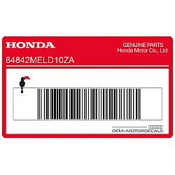 Kontpaneel sticker