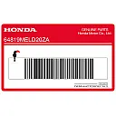 Pegatina de quilla HONDA, lado derecho