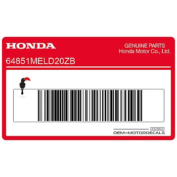 Pegatina tanque, lado derecho