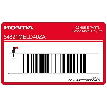 Pegatina para panel lateral, lado derecho