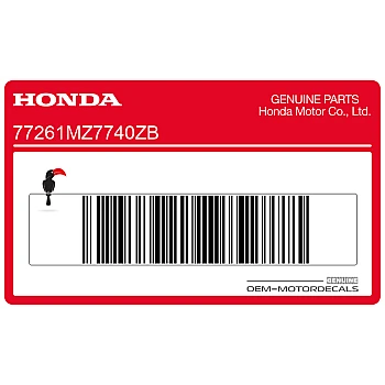 Heckverkleidung Aufkleber