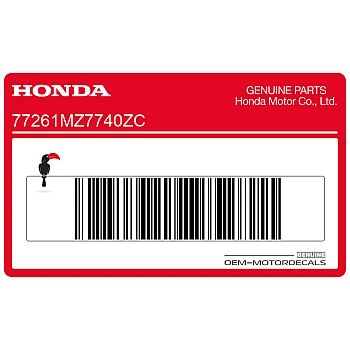 Heckverkleidung Aufkleber