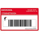Tanksticker Honda, linkerkant