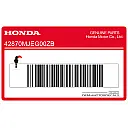 Right rear wheel stripe set, right side
