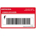 Rear wheel stripe set, left side