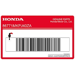 Heckverkleidung Aufkleber, Rechte Seite